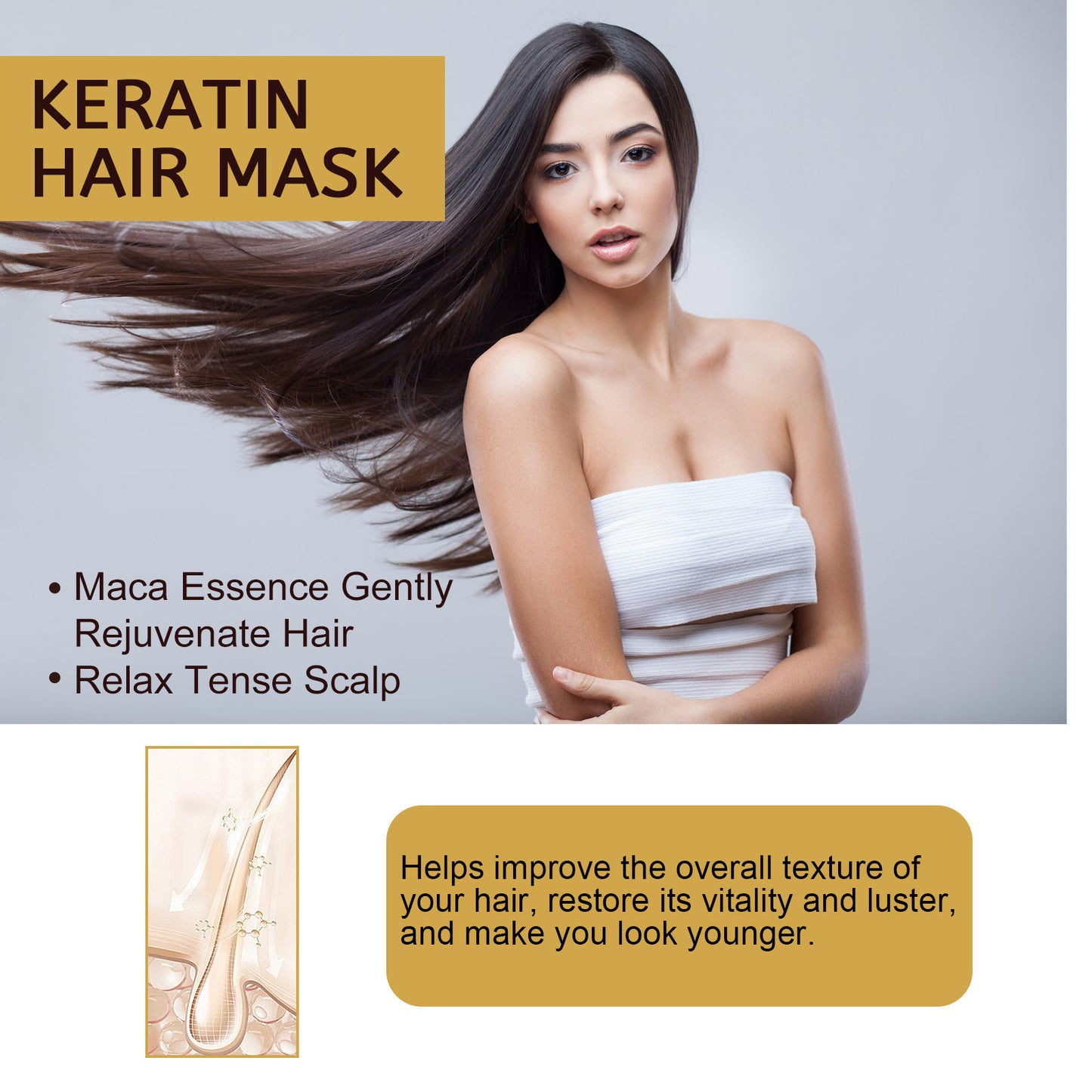 Masque Réparateur Keratine HairCareBeauty